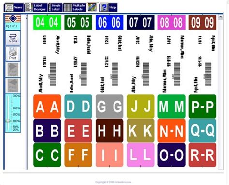 File Folder Labeling Service Color Code Label Folder Service