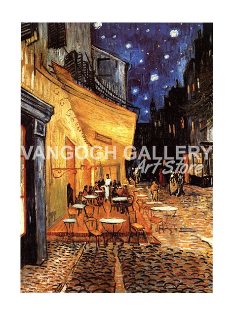 The Cafe Terrace On The Place Du Forum Arles At Night C 1888 Fine