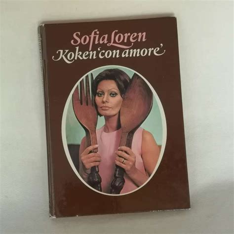Vintage Kookboek Sofia Loren Koken Con Amore Bij Ma Ria Vintage