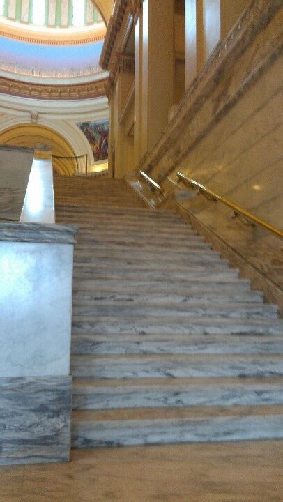 Oklahoma State Capitol Building Grand Staircase Would Make A Lovely
