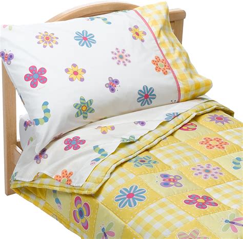 Olive Kids Flowerland Toddler Comforter Bed Set Clothing