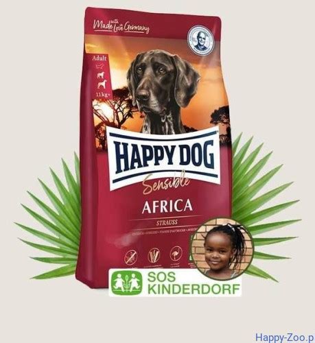 Happy Dog Supreme Sensible Africa 4kg Happy Zoopl Suplementy Pokusa