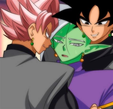 2 Goku Blacks On Zamasu Deng Thats Hawt ͡° ͜ʖ ͡° Anime Dragon