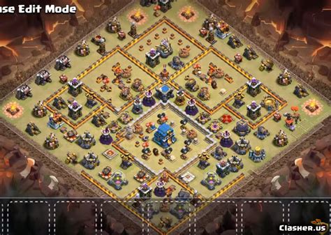 Town Hall 12 Th12 Cwl War Base Anti Electro Dragon 2019 6 2019