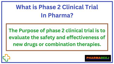 What Is Phase 2 Clinical Trial In Pharma Pharmabeej