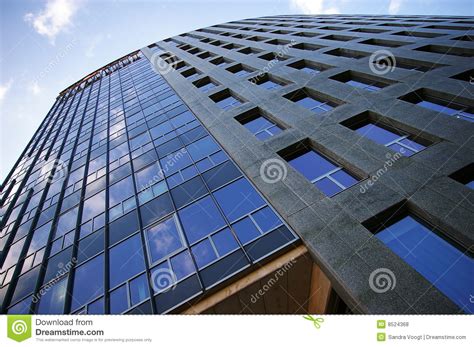 High Office Building Stock Photo Image Of Glass Exterior 8524368