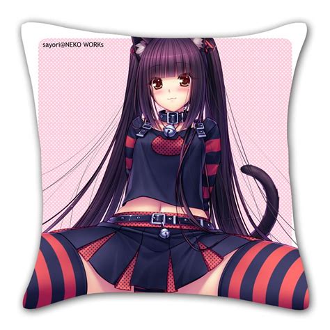 Chocolat Neko Works Anime Hugging Pillow Cushion Cover C463 In