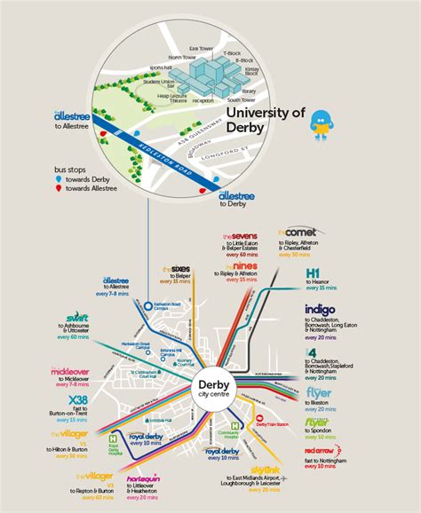 University Of Derby Campus Map United States Map