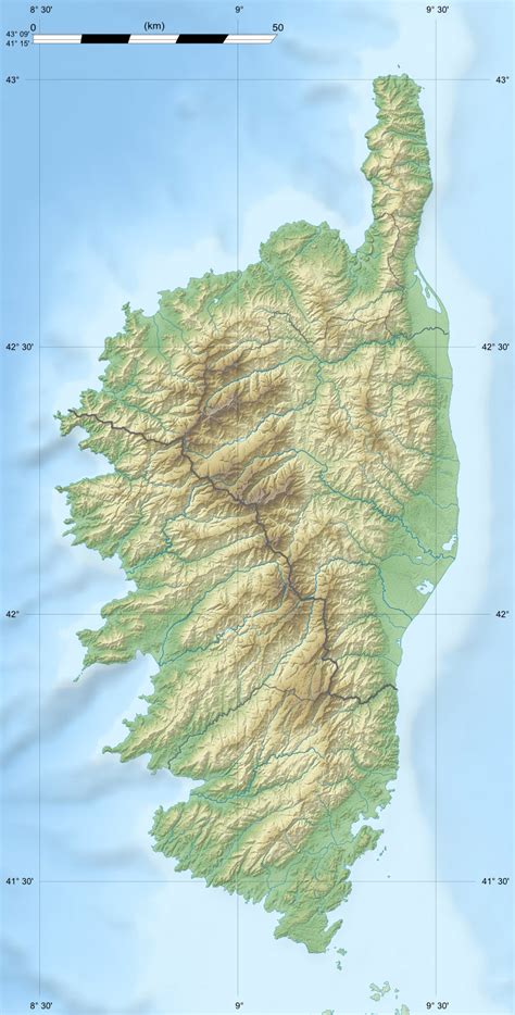Filecorse Region Relief Location Map Wikimedia Commons