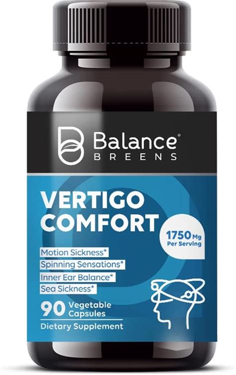 Vertigo Relief Supplement 1750 Mg 90 Vegan Capsules