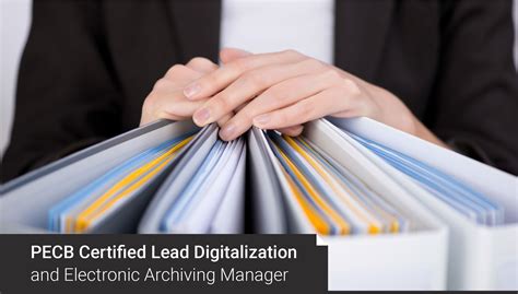 Pecb Lead Digitalization And Electronic Archiving Manager Sms Consulting