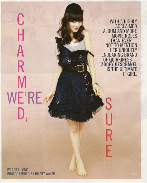 Want To Work For Vogue Zooey Deschanel B 1980 America