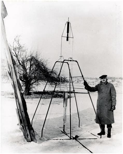 Robert Goddard And The First Liquid Propellant Rocket National Air