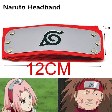 Naruto Headband Anime Cosplay Pu Cool Orochimaru Headwear Pain Itachi