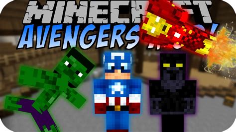 Minecraft Avengers Mod Iron Man Thor Hulk Deutsch Youtube
