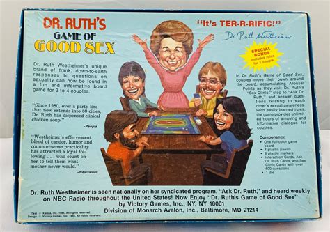 Dr Ruths Game Of Good Sex 1985 Very Good Condition Mandis