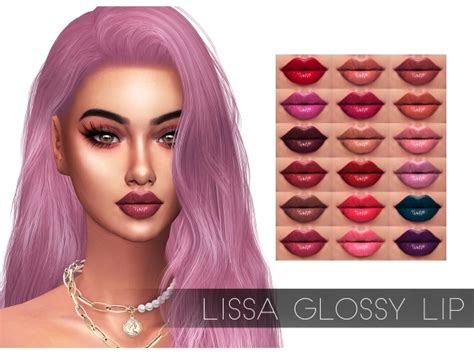 Lissa Glossy Lip The Sims 4 Download Simsdomination Sims 4 Cc Shoes