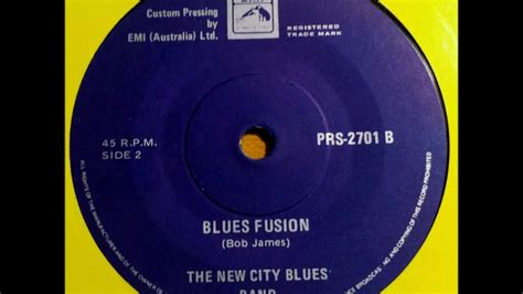 The New City Blues Band Blues Fusion Rare Private Pressing Oz Blues