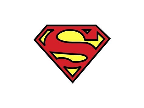 Superman Logo Black And White Free Download On Clipartmag