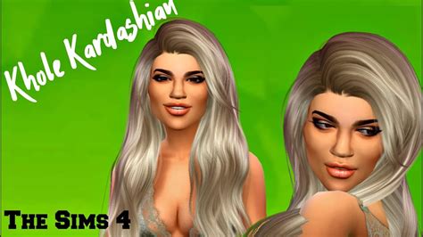 The Sims 4 Create A Sim Khloe Kardashian Youtube