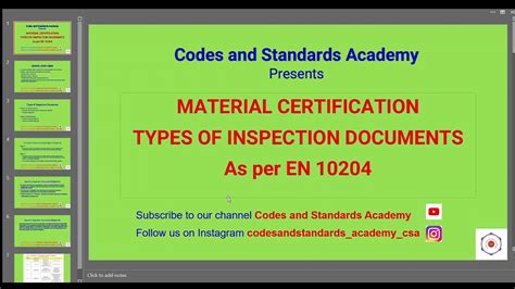 Material Test Certificate And Its Types According To En 10204 With