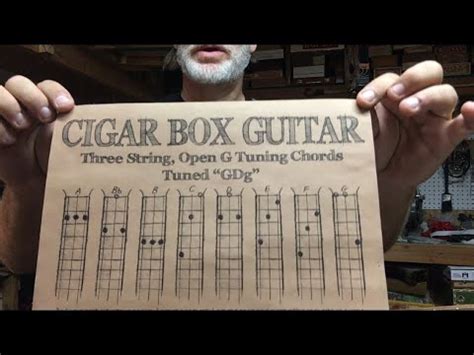Cigar Box Guitar Chords Lesson Youtube