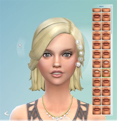 Sims 4 Parted Lips Slider