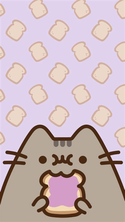 An Image Of A Cat With Bread On Its Face