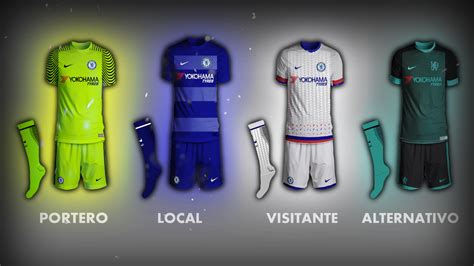 Es uno de los pocos equipos que desde su fundación, siempre ha jugado en el mismo campo, el mítico stamford bridge. Fts15Kits: Chelsea Fantasy Uniformes 2017