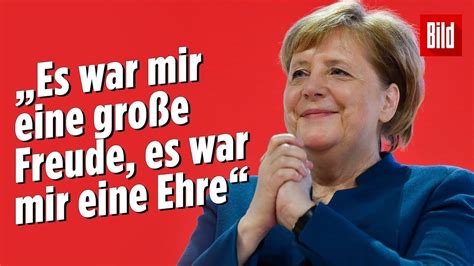 Sie Kämpfte Mit Den Tränen Angela Merkels Letzte Worte Als Cdu Chefin