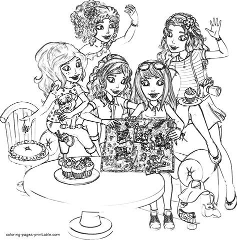 Coloring Pages Lego Friends Coloring Pages Online Ideal Coloring Pages