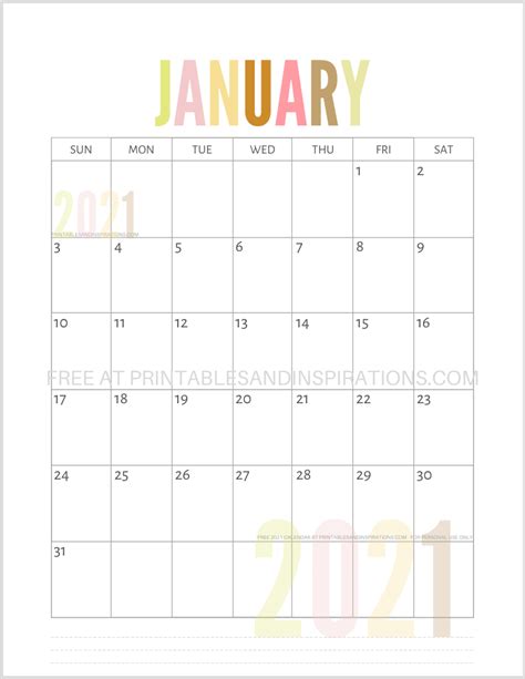 Free Editable Weekly 2021 Calendar Free Printable 2021 Calendar