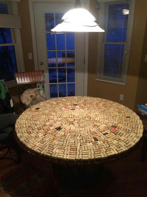 20 Wine Cork Table Top Homyhomee