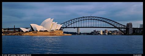 Panoramic Picturephoto Sydney Opera House And Harbor Bridge Sydney