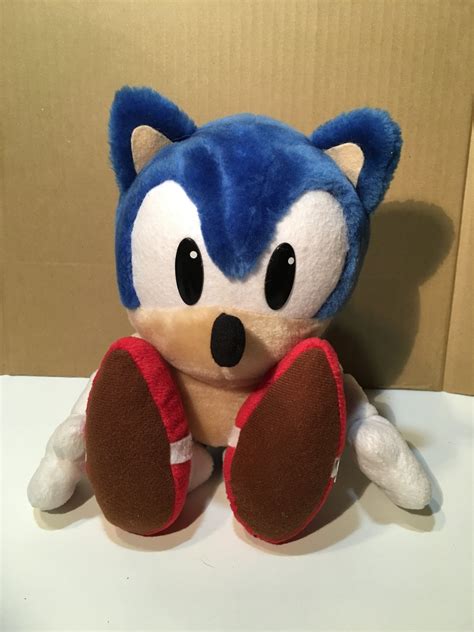 1997 Segasonic Plush Sonic The Hedgehog Sega Rare Vintage Ufo Prize
