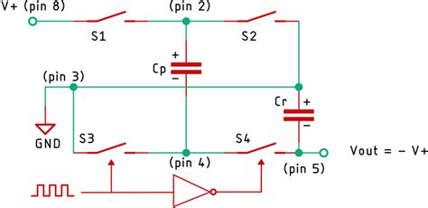 Switched Capacitor Voltage Converter Circuit