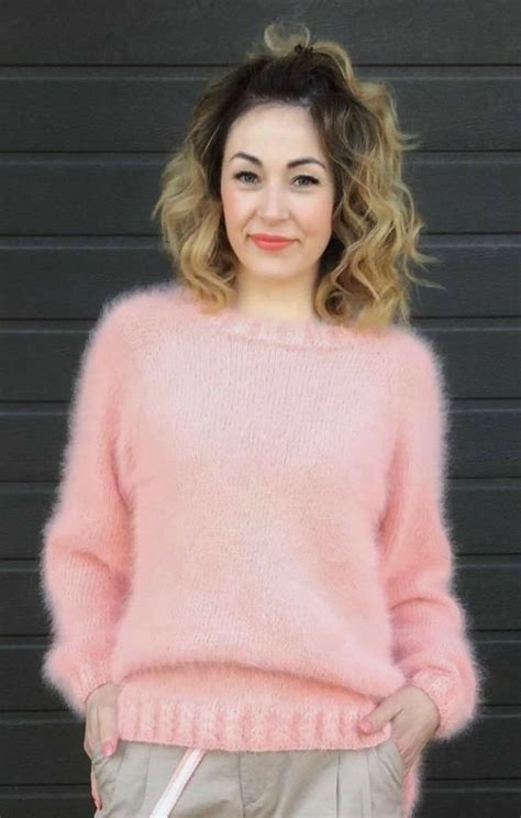 Pin By Nomis On Soft Sweater 2 Fluffy Sweater Angora Sweater