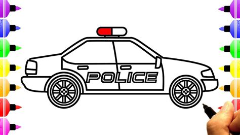 Police Car Drawing At Explore