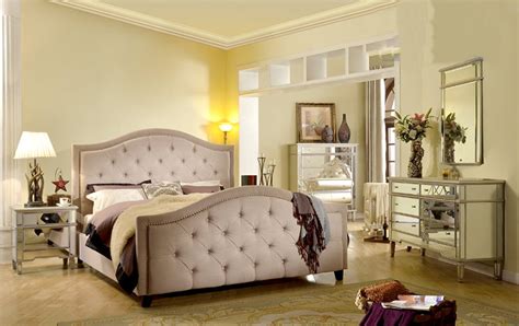 1 bedroom w/ shared bath. Mirror Eclectic 4pc Bedroom Set | Las Vegas Furniture ...