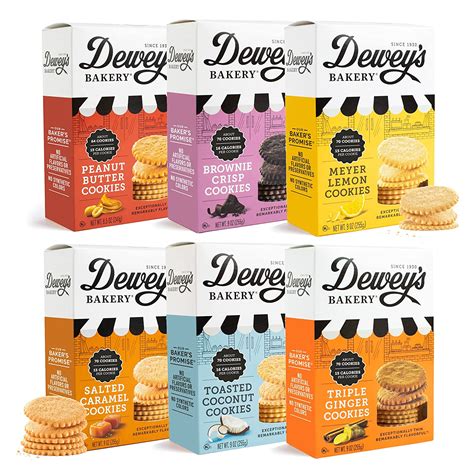 Amazon Com Dewey S Bakery Complete Cookie Collection Meyer Lemon