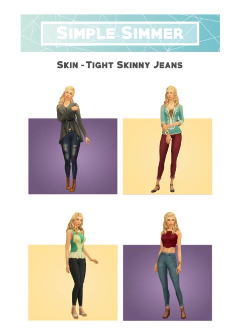 Pin On Cas Clothes Female Sims 4