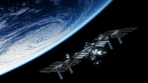 Hd Wallpaper Iss Space Earth Planet Space Station Wallpaper Flare