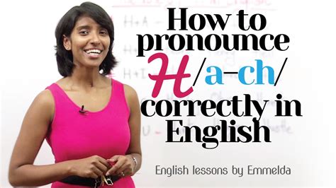 How To Pronounce ‘h Correctly In English Improve English