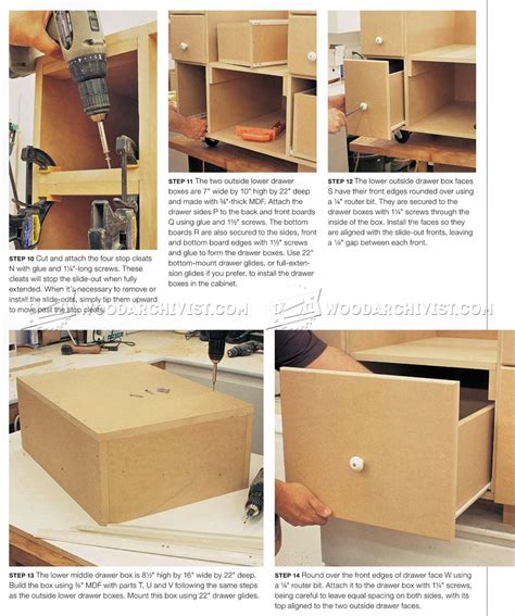 Set up your router table with the cabinet door router bit that cuts the rabbet in the ends of the rails. Router Table Cabinet Plans • WoodArchivist