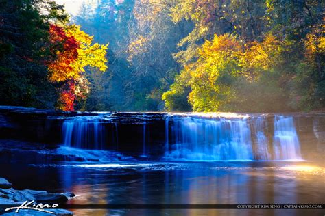 Dupont State Forest North Carolina Morning Fog Hooker Waterfalls