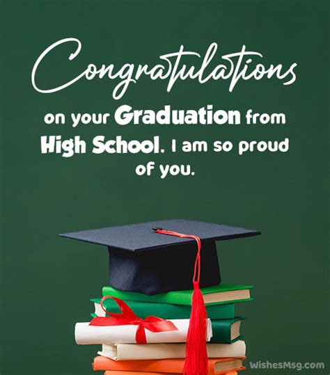 120 High School Graduation Wishes And Messages Best Quotations