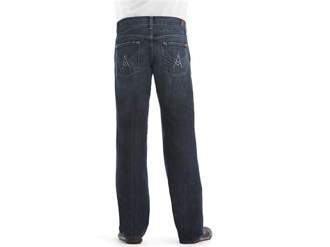 7 For All Mankind A Pocket Bootcut Jeans In New York Dark Wash In Blue