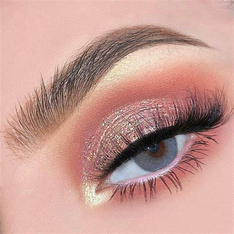Trendy Natural Pink Eye Makeup Looks Rose Gold Eye Makeup