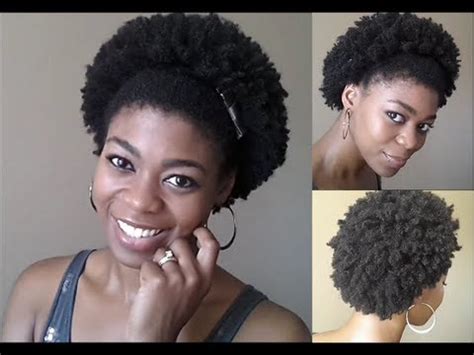 You can do a classic pin up style if your hair is shorter. 4C Natural Hair - Stretching My True Wash & Go (Tutorial ...