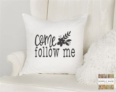 Come Follow Me 3 Lds Svg Zip File Containing Svg  Png Etsy